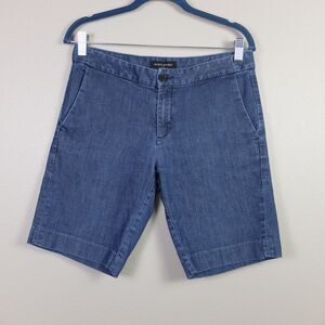 Banana Republic Blue Dark Wash Hampton Fit Jean Shorts Size 27/4